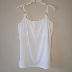 Chic Derek Heart Plus 1XL White Tank Top - Flattering & Comfortable!